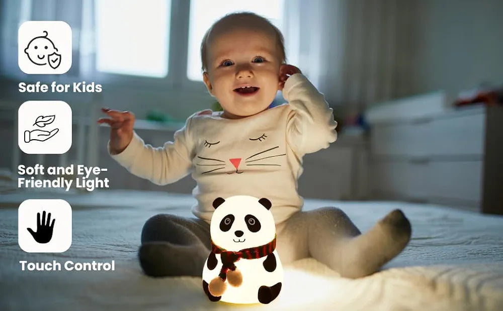 PANDA SLICONE NIGHT LIGHT PANDA SLICONE NIGHT LIGHT